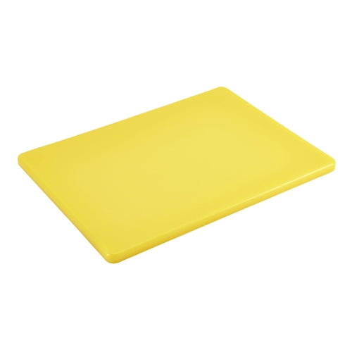 Yellow High Density Chopping Board 18 x 12 x 0.5
