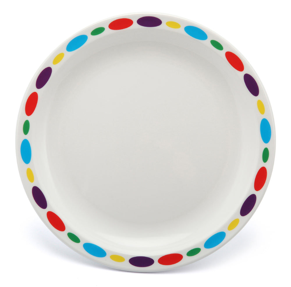 Large Patterned Duo Plate – 23cm