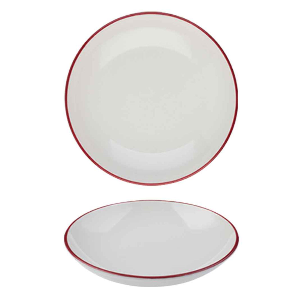 Modest Maroon Coupe Bowl 30cm / 11.75″