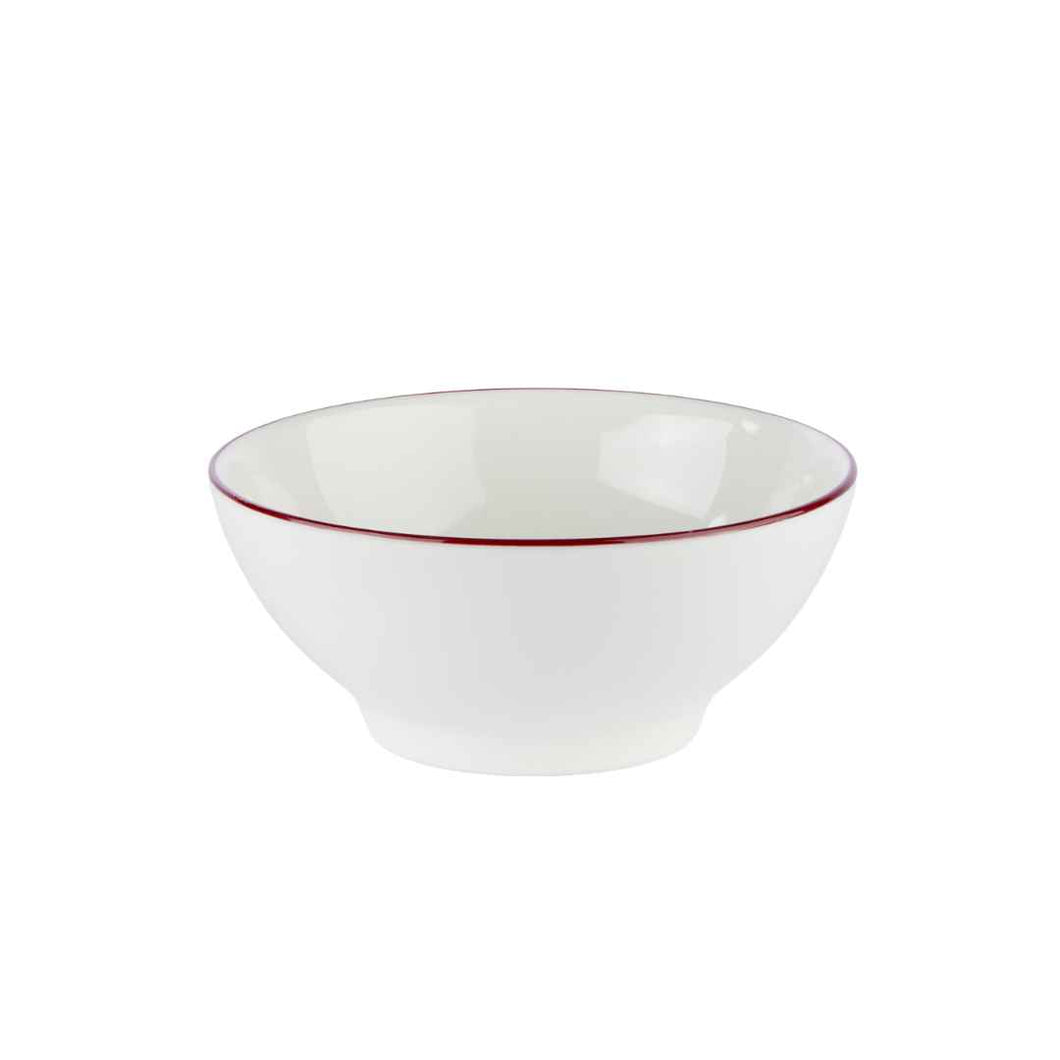 Modest Maroon Footed Bowl 14cm / 5.5″ 450ml / 15.75oz