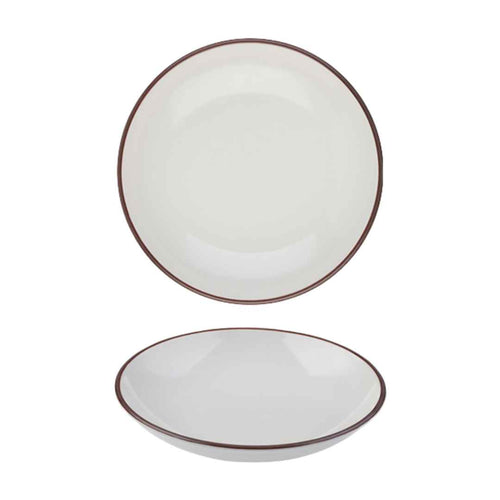 Modest Brown Coupe Bowl 25cm / 9.75″ 1140ml / 40oz