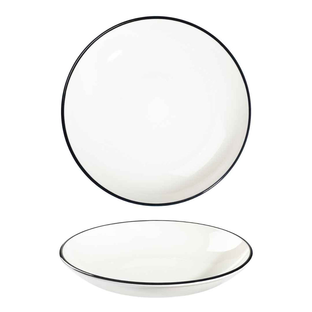 Modest Black Pasta Plate 25cm / 9.75″ 420ml / 17.75oz