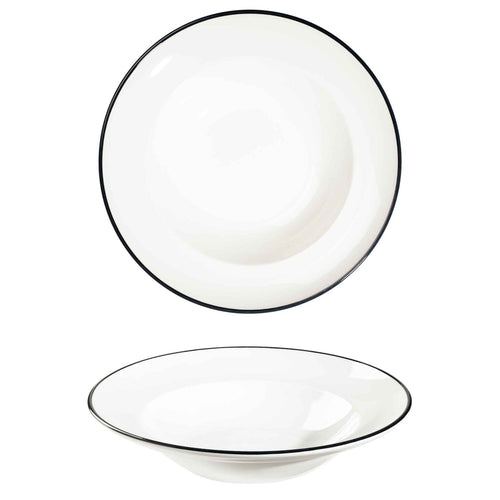 Modest Black Pasta Plate 28cm / 11″ 560ml / 19.75oz