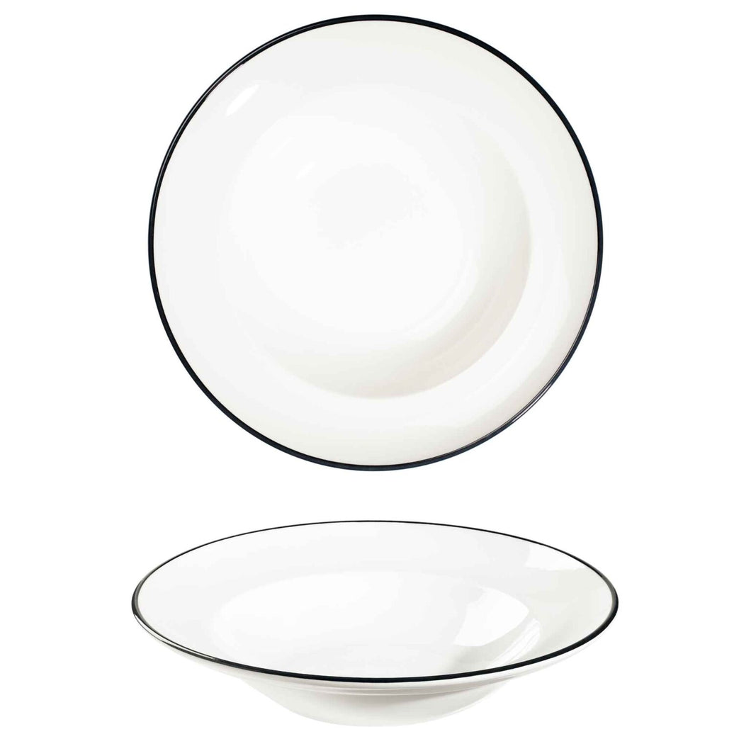 Modest Black Pasta Plate 28cm / 11″ 560ml / 19.75oz