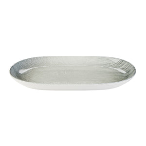 Linear Oval Platter 28 x 18cm - Qty 6
