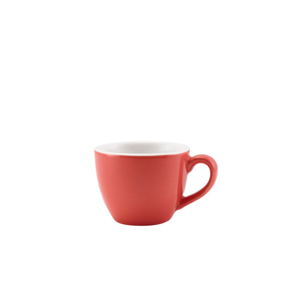 GenWare Porcelain Coral Bowl Shaped Cup 9cl/ 3oz - Qty 6