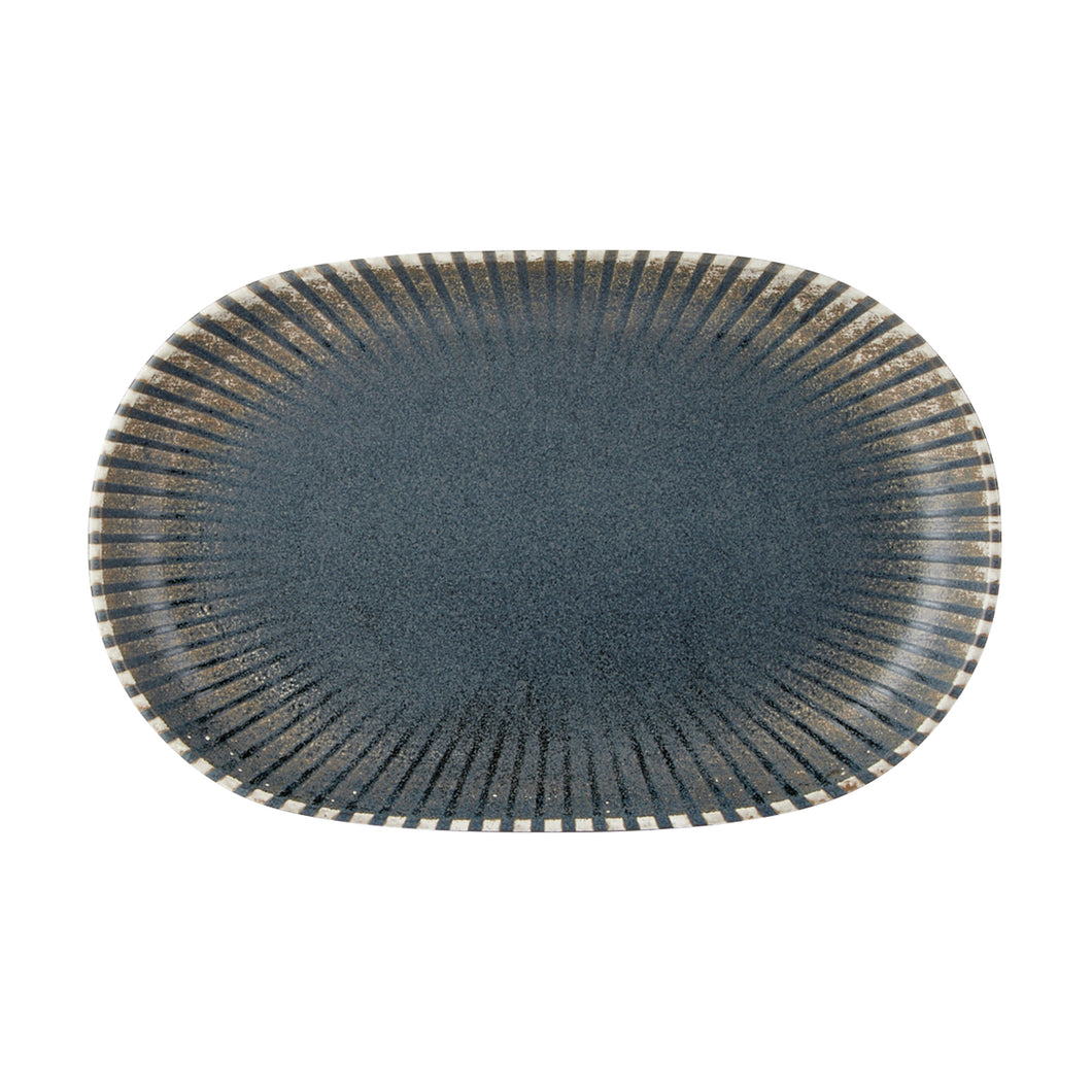 Flint Oval Platter 28 x 18cm - Qty 6