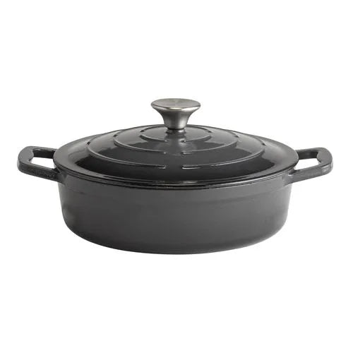 Grey Roaster with Lid 25cm