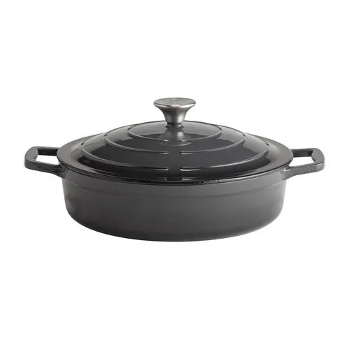 Grey Roaster with Lid 28cm