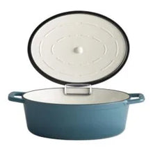 Blue Roaster with Lid 33 x 25cm