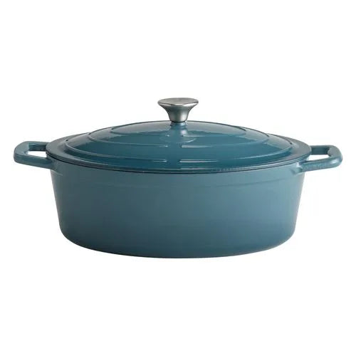 Blue Roaster with Lid 33 x 25cm