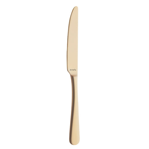 Gold Table Knife - Qty 12 pack