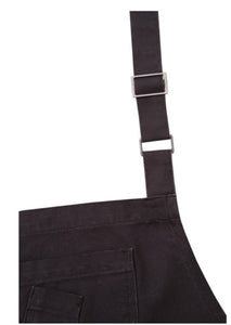 Chef Works Urban Rockford Canvas Wide Bib Apron Steel Grey