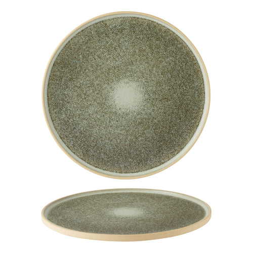 Pistachio Walled Plate 26cm/10