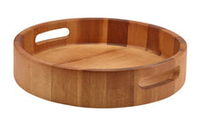 Acacia Wood Round Serving Tray 30cm