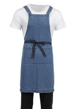 Southside Denim Bib Apron Light Blue