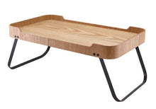 Light Wood Veneer Room Service Tray 59 x 30 x 23cm