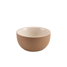Kava White Stoneware Ribbed Round Bowl 11.5cm - Qty 6
