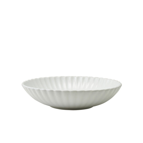 Incise Porcelain Scalloped Coupe Bowl 20cm - Qty 6