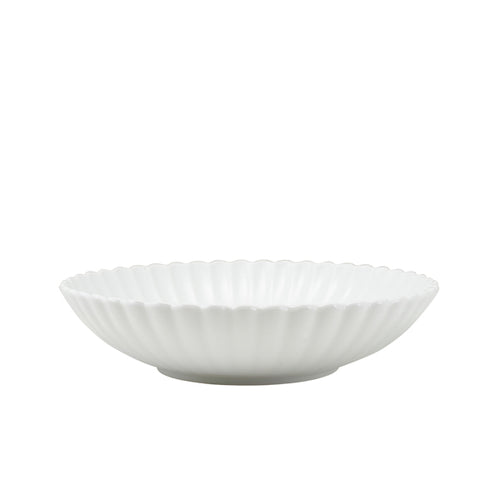 Incise Porcelain Scalloped Coupe Bowl 23cm - Qty 6