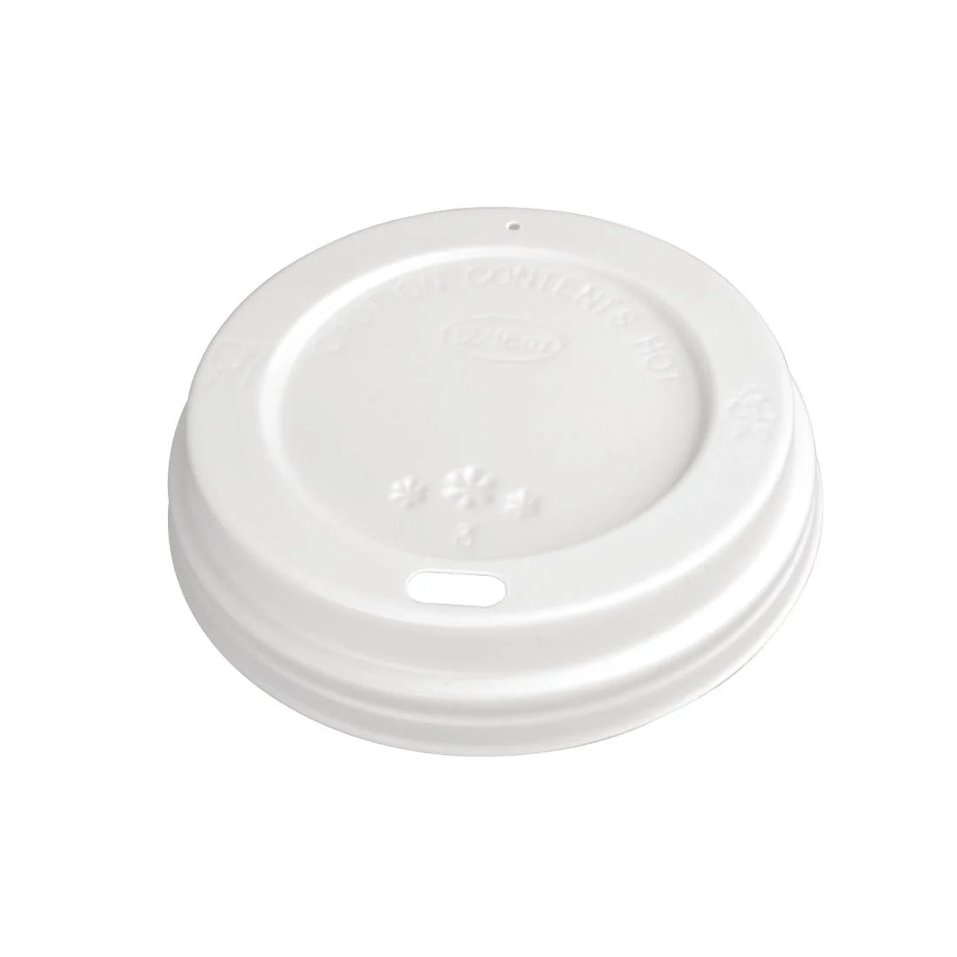Fiesta Recyclable Coffee Cup Lids White (Pack of 1000)