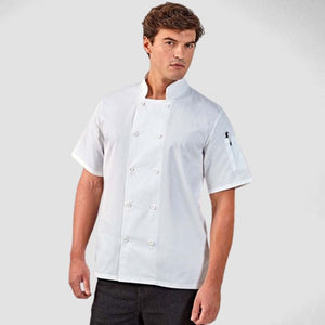 Premier Short Sleeved Chef's Jacket - 3 Colours Available