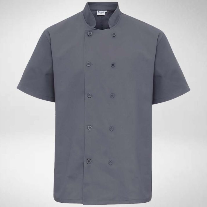 Premier Short Sleeved Chef's Jacket - 3 Colours Available