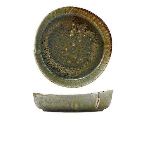 Kozo Porcelain Midori Deep Plate 20cm - Qty 4