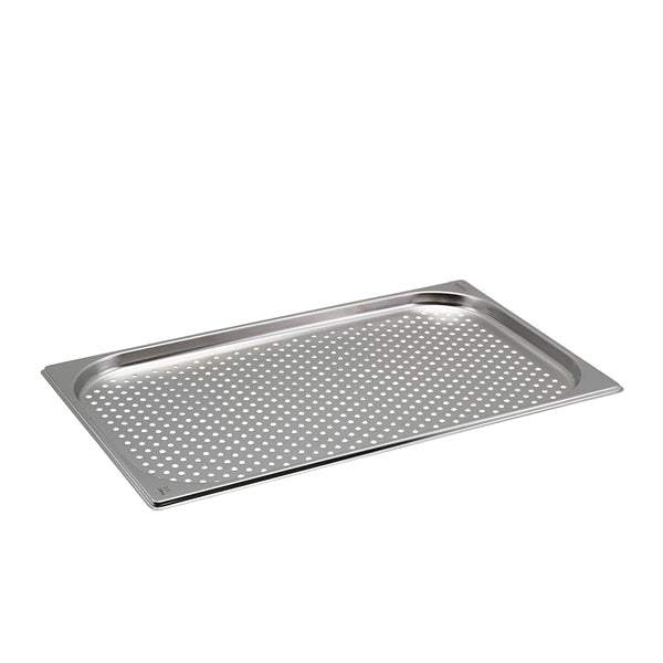 Perforated Stainless Steel Gastronorm Pan 1/1 - 20mm Deep