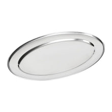 Stainless Steel Oval Serving Tray 400mm