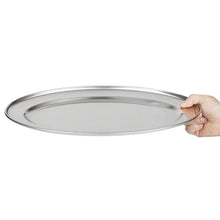 Stainless Steel Oval Serving Tray 400mm