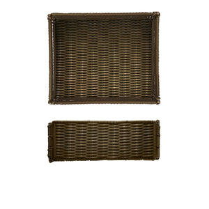 Foldable Polywicker GN1/2 Basket 32.5 x 26.5 x 10cm