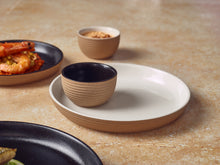 Kava Black Stoneware Ribbed Round Bowl 11.5cm - Qty 6