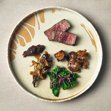 Terra Porcelain Roko Sand Presentation Plate 28cm - Qty 4
