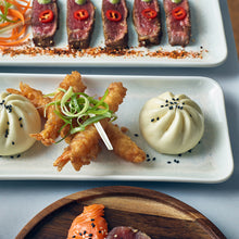 Terra Porcelain Pearl Narrow Rectangular Platter 27x12.5cm - Qty 6