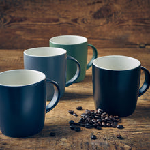 GenWare Porcelain Matt Black Cosy Mug 35cl/12.3oz - Qty 6
