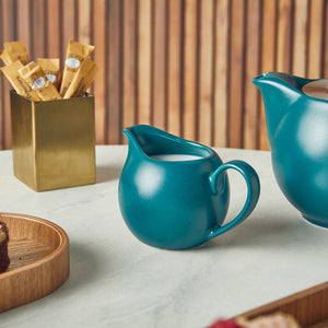 GenWare Porcelain Matt Teal Jug 14cl/ 5oz - Qty 6