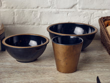 Copper/Black Utah Melamine Bowl 20 x 8.5cm-QTY 6