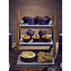 Grey Marble Platter 32 x 26cm GN 1/2