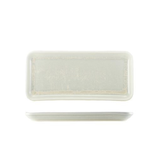 Terra Porcelain Pearl Narrow Rectangular Platter 27x12.5cm - Qty 6