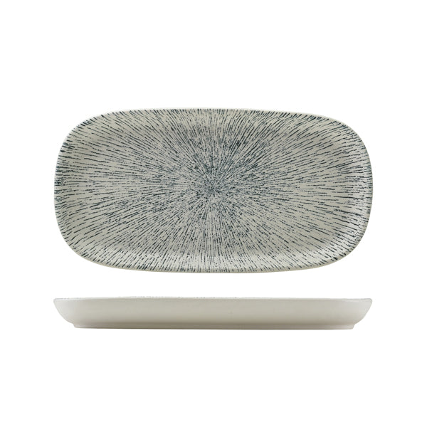 Sereno Porcelain Strato Rectangular Platter 30 x 15.5cm - Qty 6