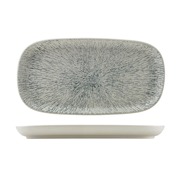 Sereno Porcelain Strato Rectangular Platter 35 x 18cm - Qty 3