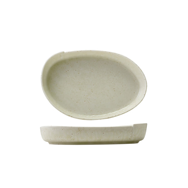 Kozo Porcelain Shiro Oval Plate 23cm - Qty 6