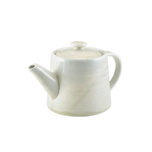 Terra Porcelain Pearl Teapot 50cl/17.6oz - Qty 6