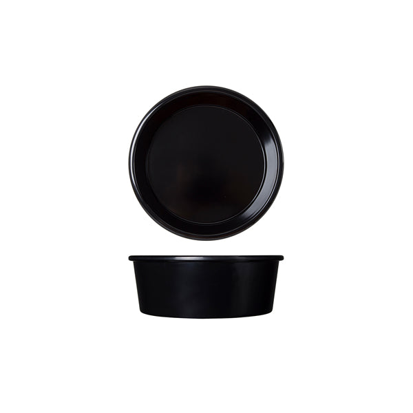 Black Tokyo Melamine Salad Bowl 18.6 x 6cm- QTY 6