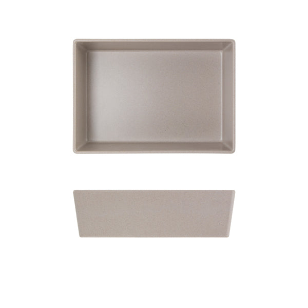 Sand Brown Tokyo Melamine Salad Box 20.5 x 14.5 x 6cm- QTY 6