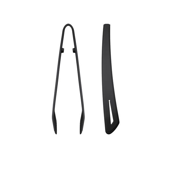 Black Silicone Tongs 29cm