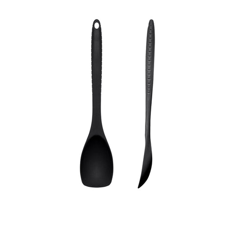 Black Silicone Spoon 30cm