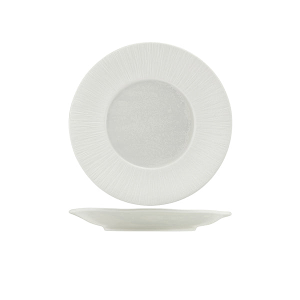 Incise Porcelain Lucine Winged Plate 23cm - Qty 6