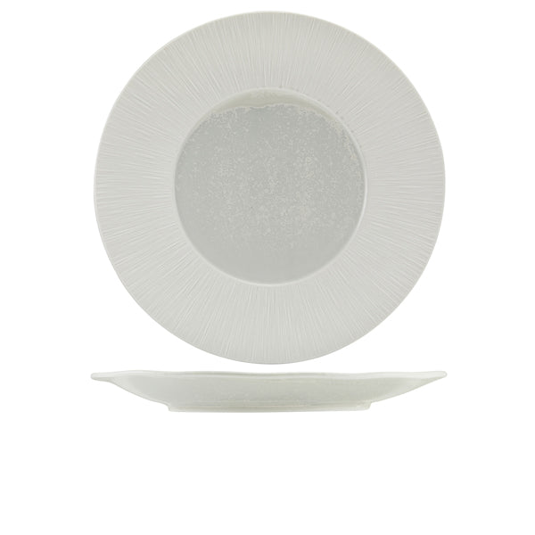Incise Porcelain Lucine Winged Plate 31cm - Qty 6
